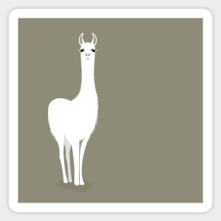 STANDING LLAMA #8 Sticker